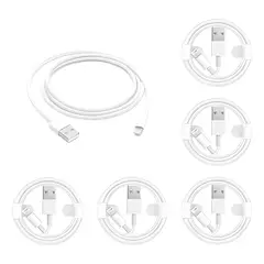 GENERICO - Pack 5 cables USB a lightning para iphone 5 6 7 8 x xr 11