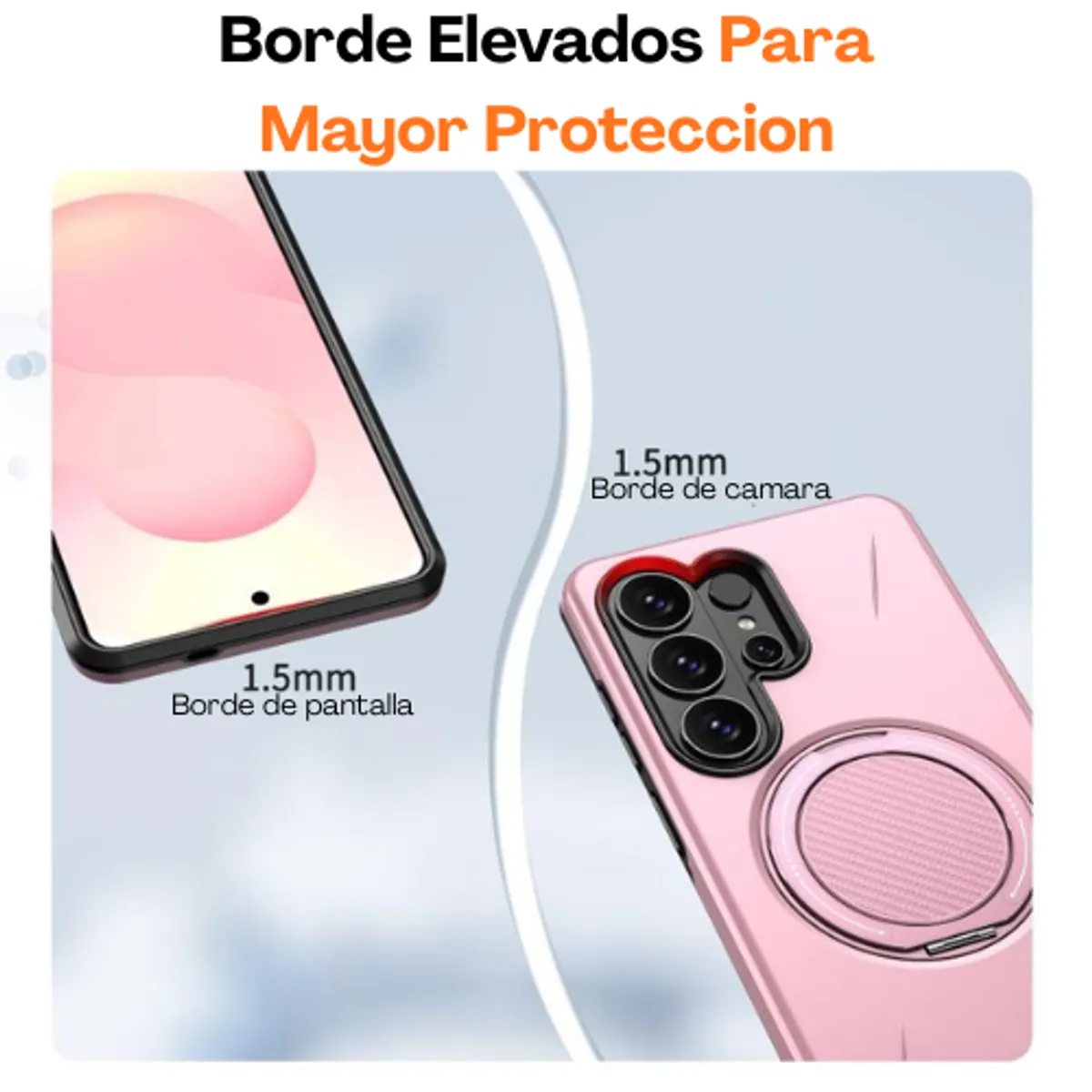 GENERICO - Carcasa Reforzada Con Magsafe Para Samsung S26 Ultra Rosado
