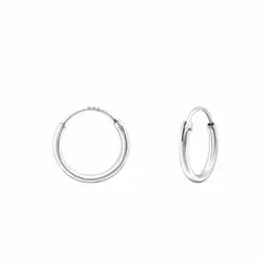 GOIA - Aros Argolla 10 mm Plata