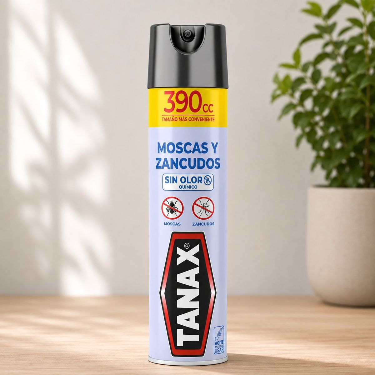 TANAX - INSECTICIDA AER MOSCAS Y ZANCUDOS SIN OLOR 390CC TANAX