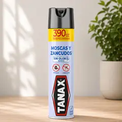 TANAX - INSECTICIDA AER MOSCAS Y ZANCUDOS SIN OLOR 390CC
