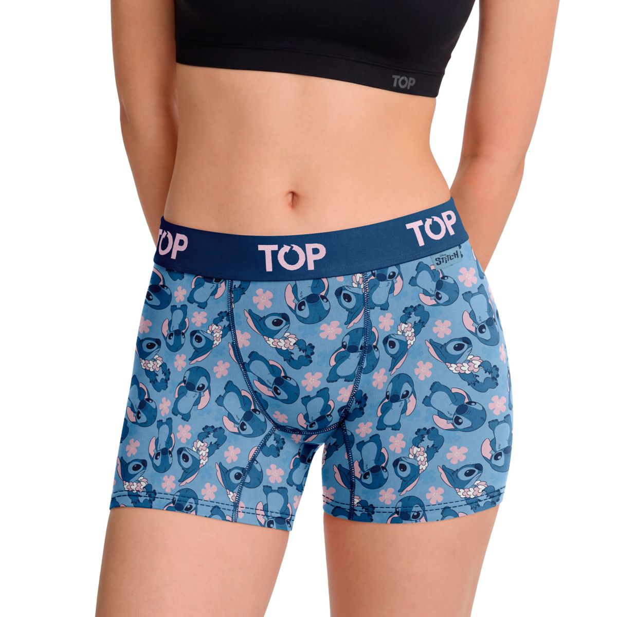 TOP - Bóxer Medio MUJER Algodón Pack 3 Stitch C4 Top