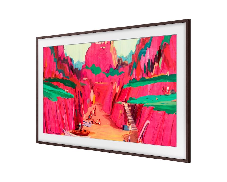 SAMSUNG Marco Decorativo The Frame 85” Modern Brown