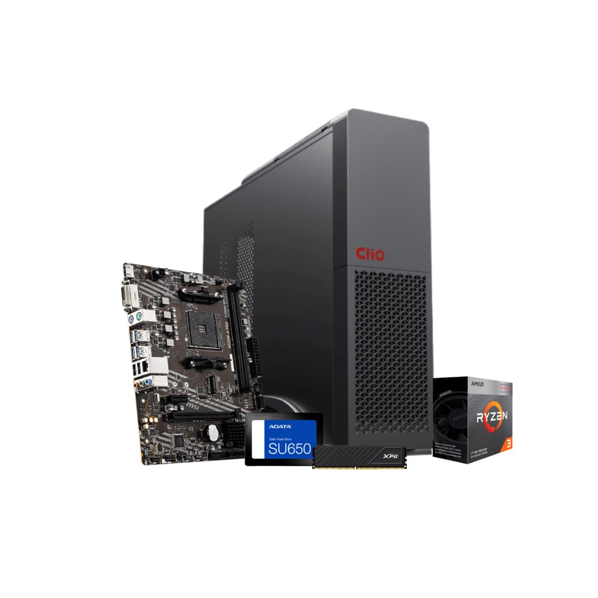 GENERICO - PC Study and Work - AMD RYZEN 3 5300G - M/B ASUS PRIME A520M-K