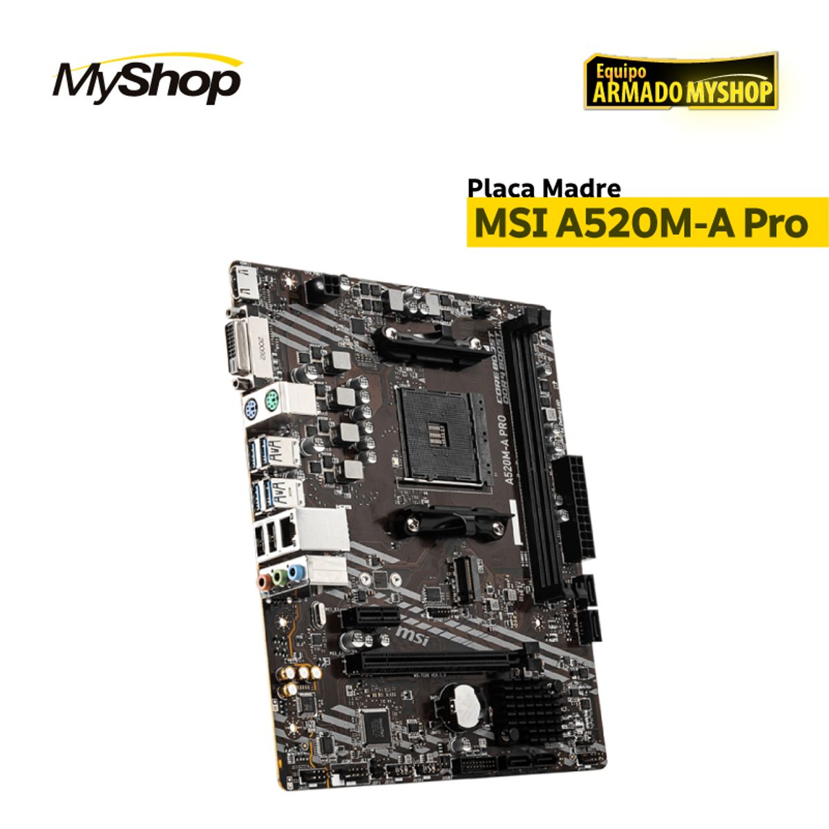 GENERICO - PC Study and Work - AMD RYZEN 3 5300G - M/B ASUS PRIME A520M-K