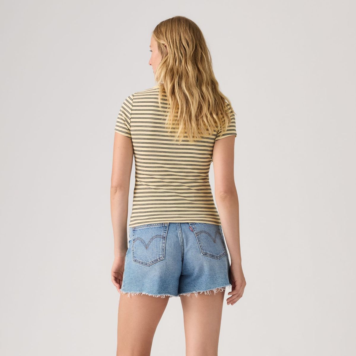 LEVIS - Polera Mujer Hayes Tee Beige Levis