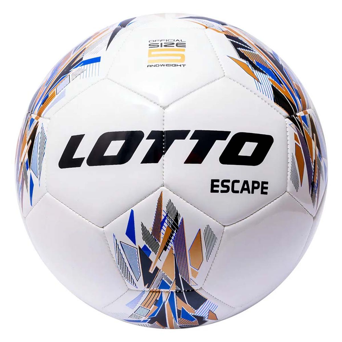 LOTTO - Balon de Futbol N5 Lotto SCAPE Blanco Azul