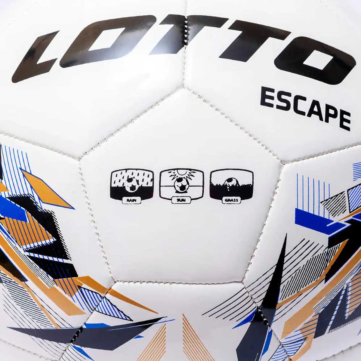 LOTTO - Balon de Futbol N5 Lotto SCAPE Blanco Azul