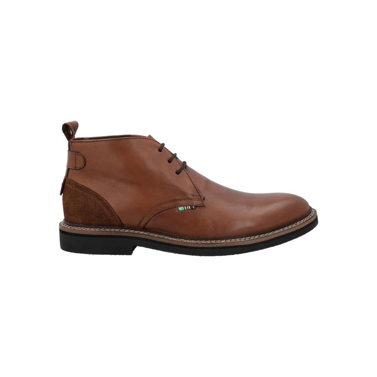 Botín Cuero Hombre Noha Café