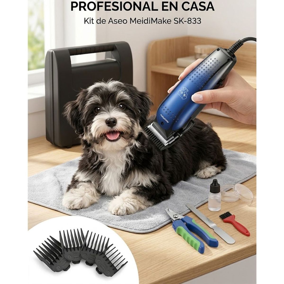 GENERICO - Cortadora Pelo Perro Maquina Corta Pelo Mascotas Pelo Canino