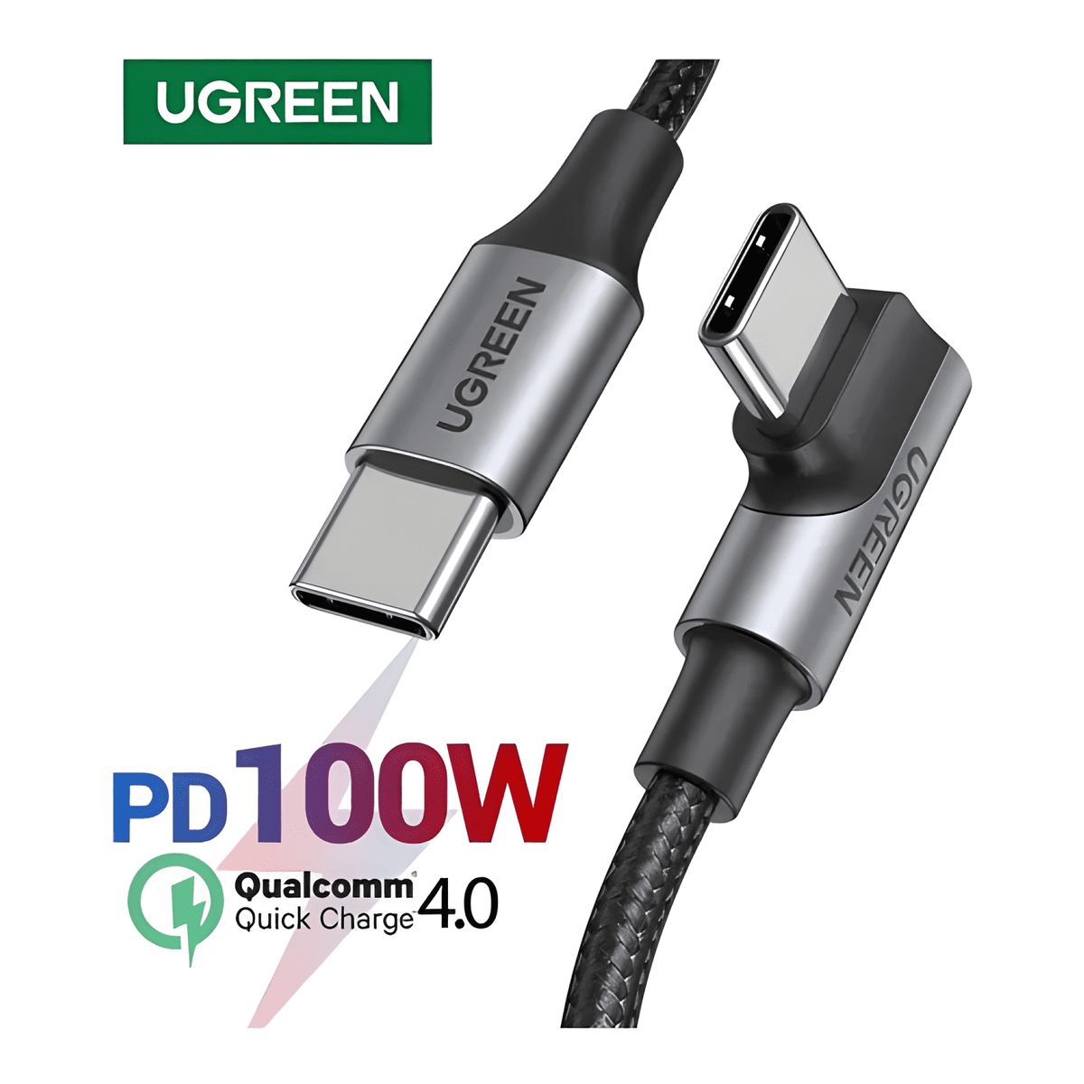 GENERICO - Cable USB-C 2.0 a USB-C 2.0 1m Negro