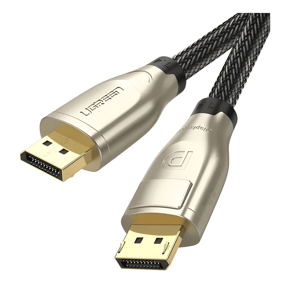 GENERICO - Cable blindado displayport 1.4 fullhd 4k 8k 60 hz, 2 m