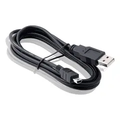 GENERICO - Cable mini USB 5 pines v3 1,5 metros compatible ps3 PC