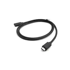 GENERICO - Cable alargador USB tipo c macho a USB tipo c hembra 1 metro