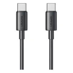 GENERICO - Cable cargador tipo c a USB-C usams sj711 carga Negro