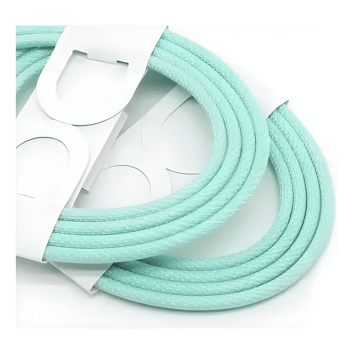GENERICO - Cable USB c a USB c vanan 1m nylon trenzado carga Rosado
