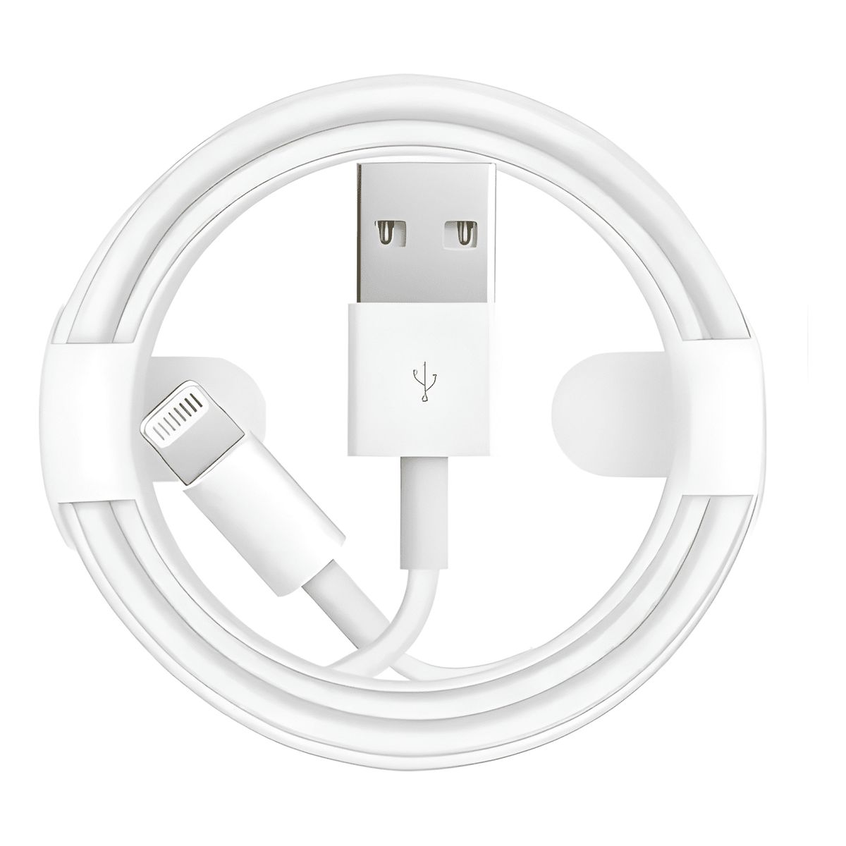GENERICO - Cable USB para iphone todos los modelos 1mt 2