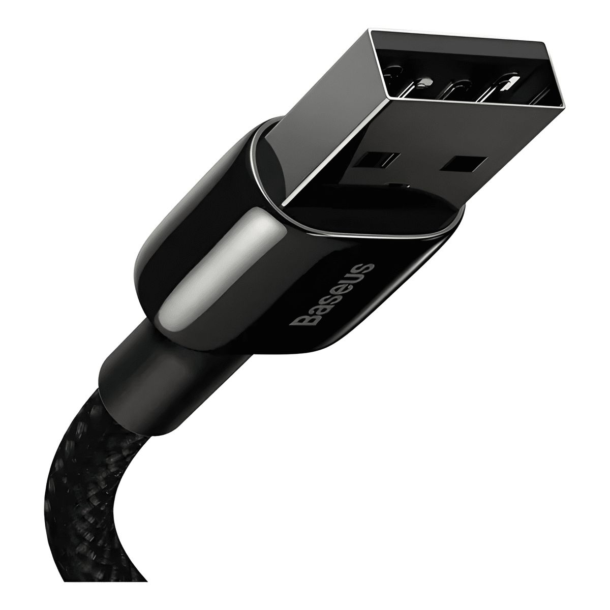 GENERICO - Cable tungsteno usb-a  lightning carga rápida 1 Negro