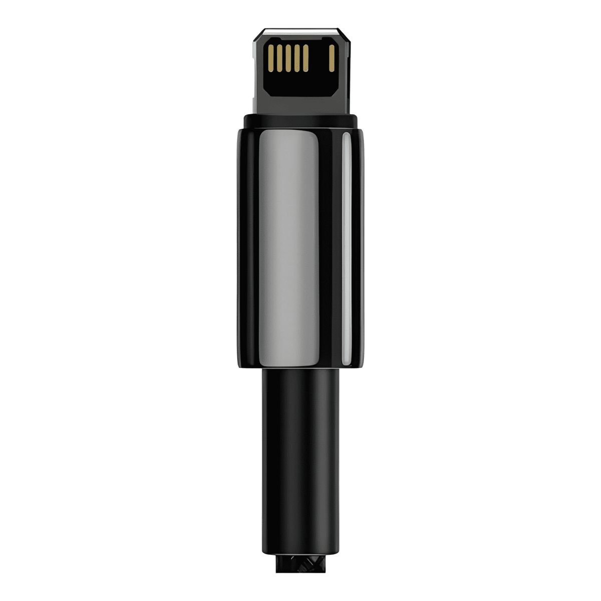 GENERICO - Cable tungsteno usb-a  lightning carga rápida 1 Negro