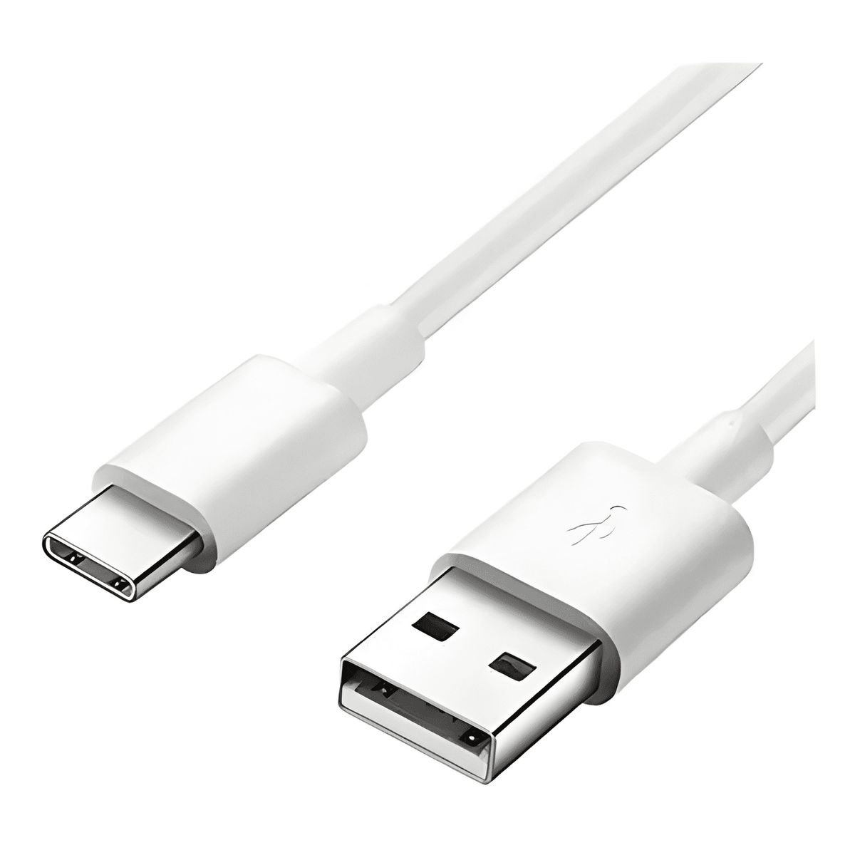 GENERICO - Cable tipo USB a tipo c para carga rápida android Blanco