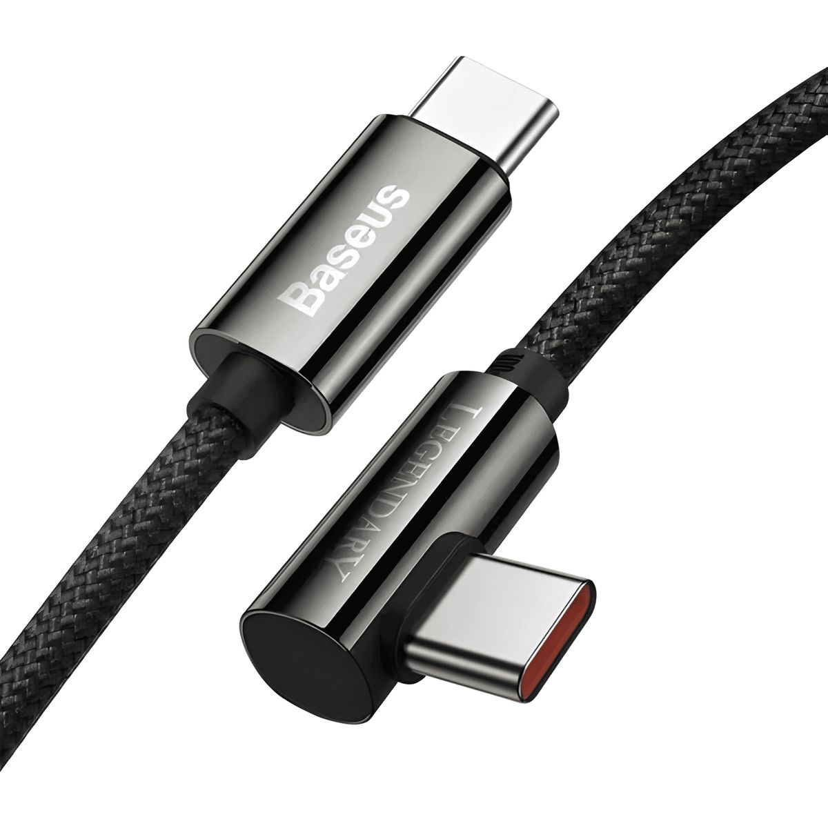 GENERICO - Cable trenzado type c - type c 100w de 2 mts