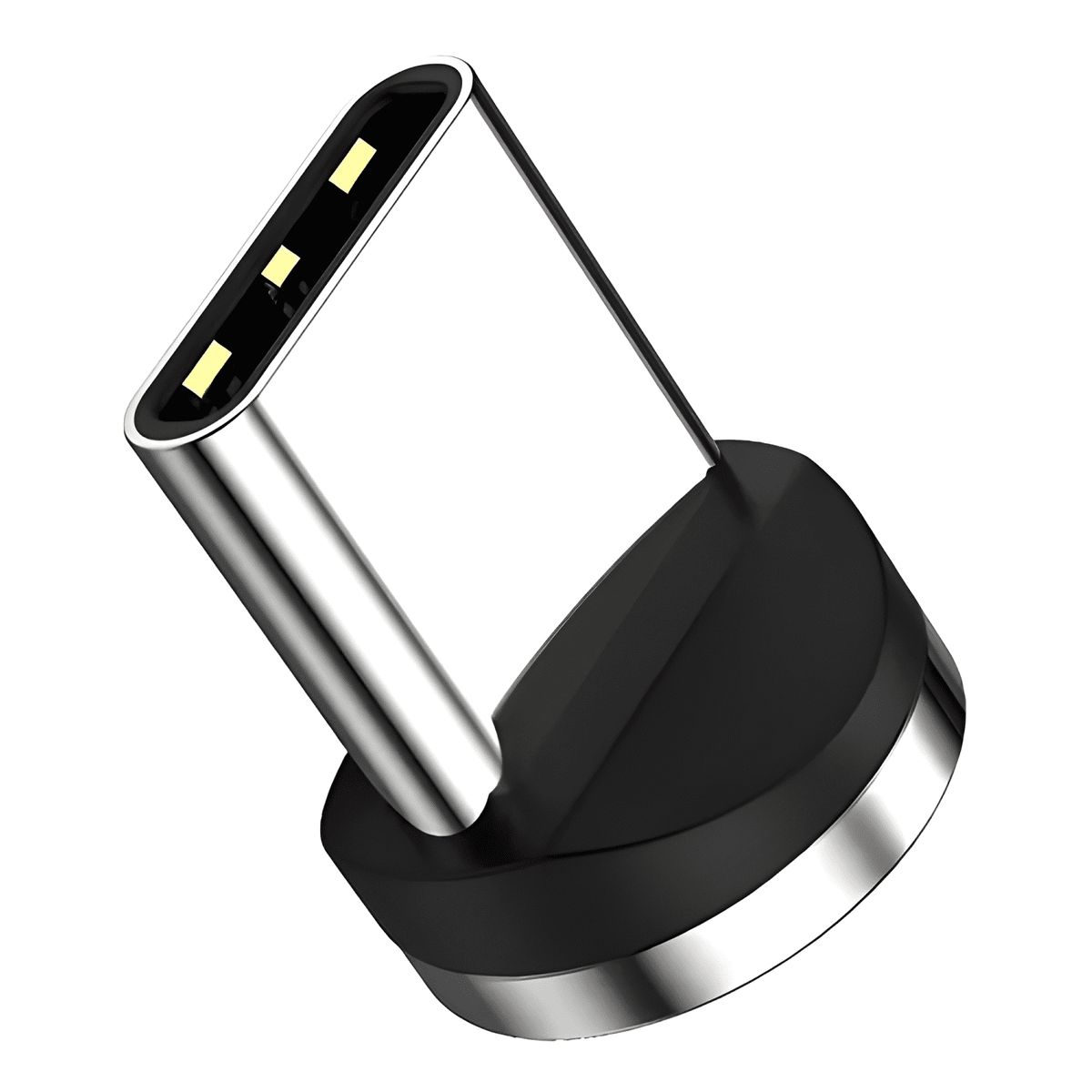 GENERICO - Cable cargador magnético USB 3 en 1 tipo-c micro USB Rojo