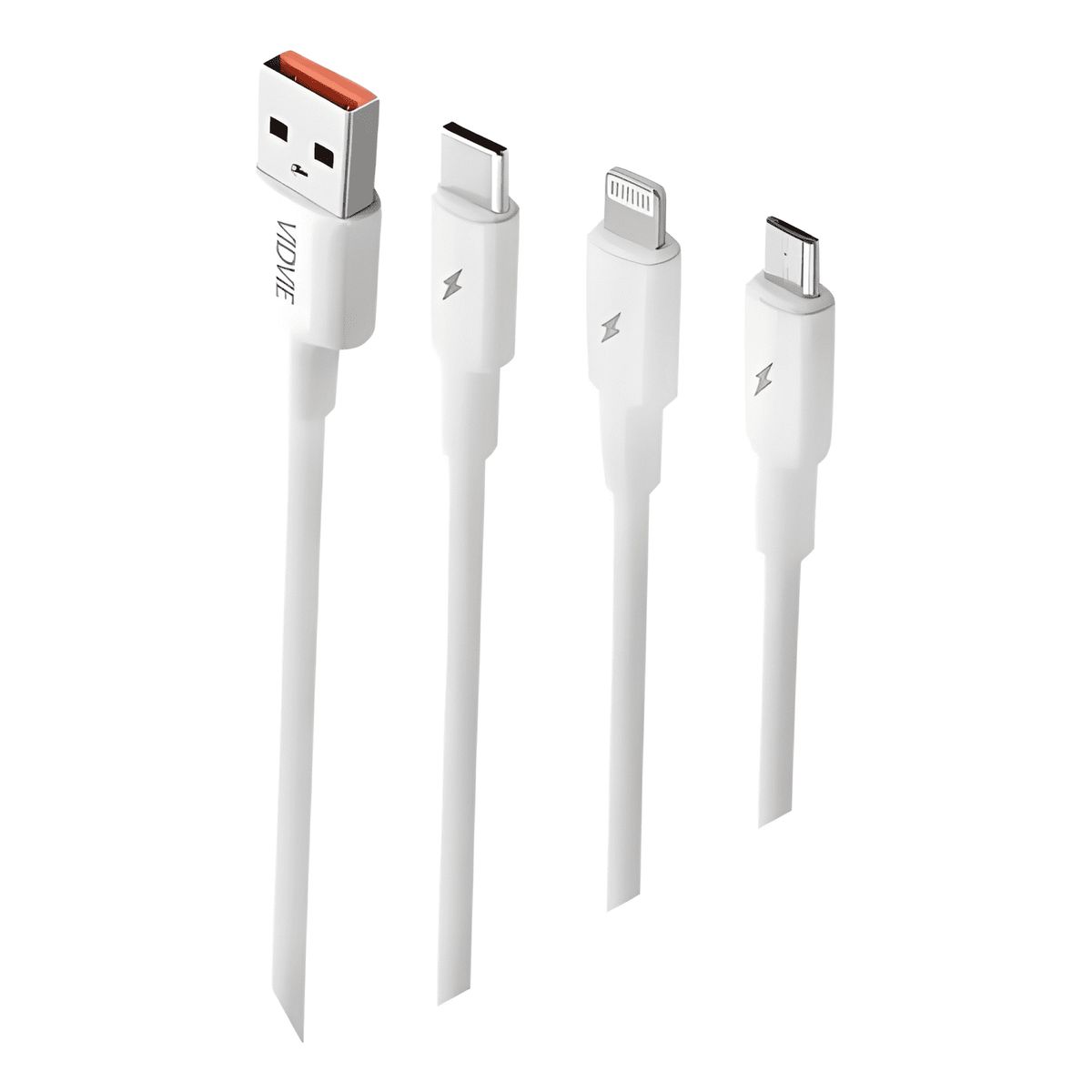 GENERICO - Cable cargador triple 3 en 1 multiple micro,tipo c, lighting