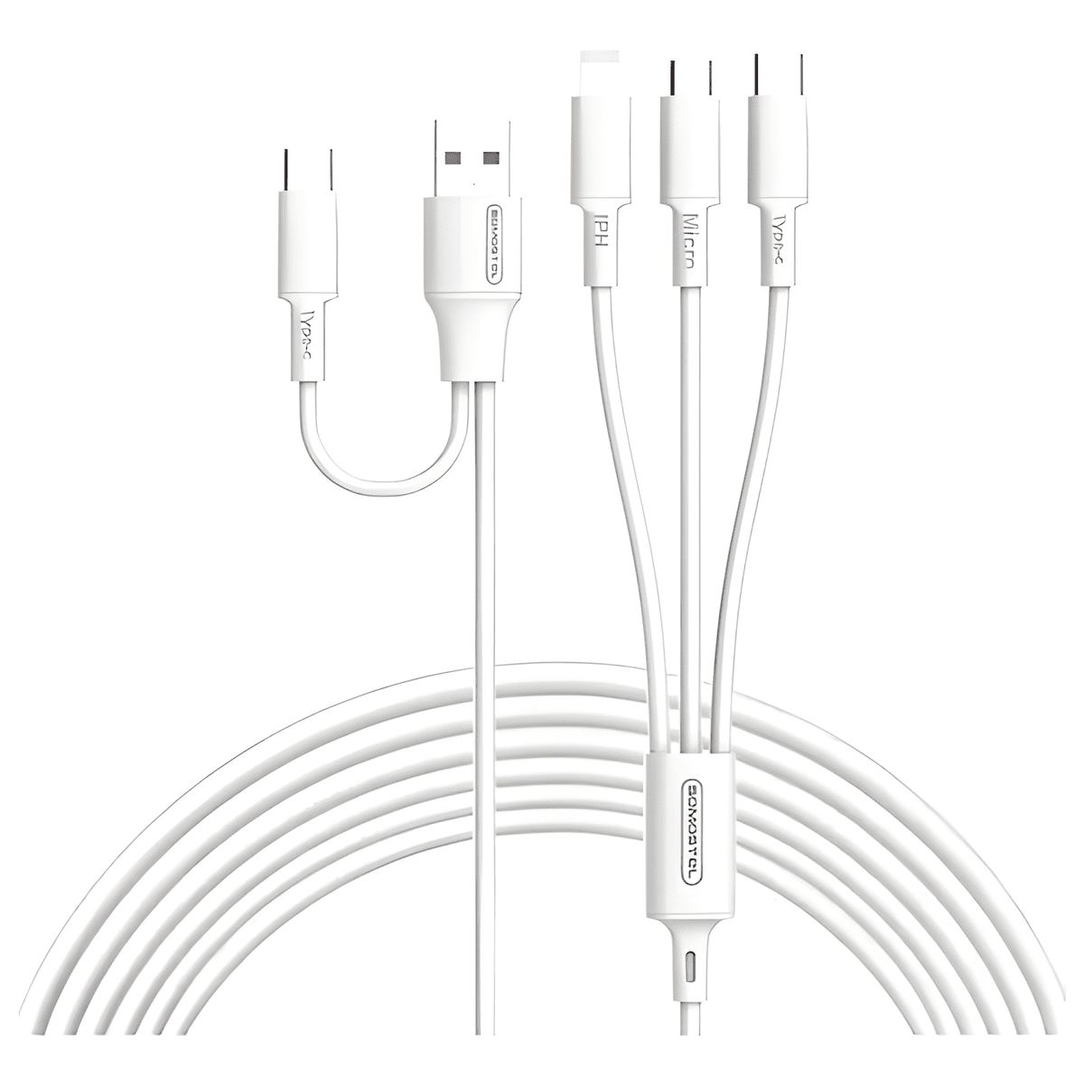 GENERICO - Cable de carga universal multifuncional 6 en 1 somostel bt14