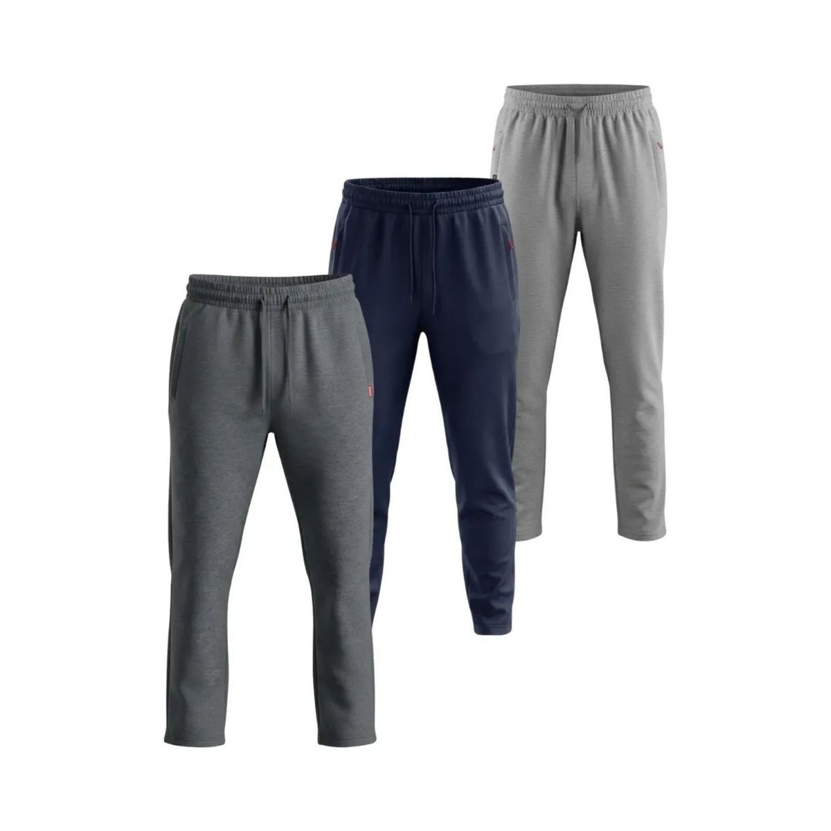 LOOK SHOP - Pack 3 Pantalón Buzo Hombre Algodón Jogger Deportivo 901