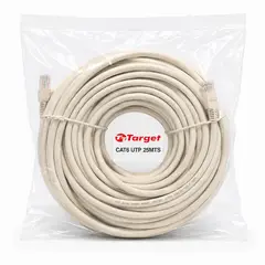 TARGET - Cable de Red 25 mts Patch Cord UTP Cat 6