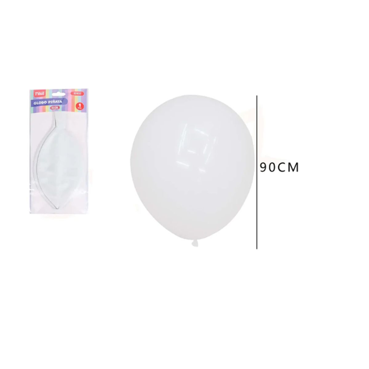GENERICO - Globo Blanco 90cm Globo Blanco 90cm