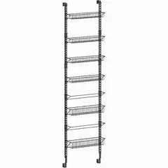 SPACEZAT - Organizador Cocina Ajustable Puerta 6 Niveles Negro Balsta