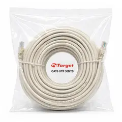 TARGET - Cable de Red 30 mts Patch Cord UTP Cat 6