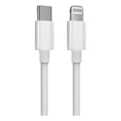 GENERICO - Cable para iphone tipo c datos y carga 1 metro pack x 2