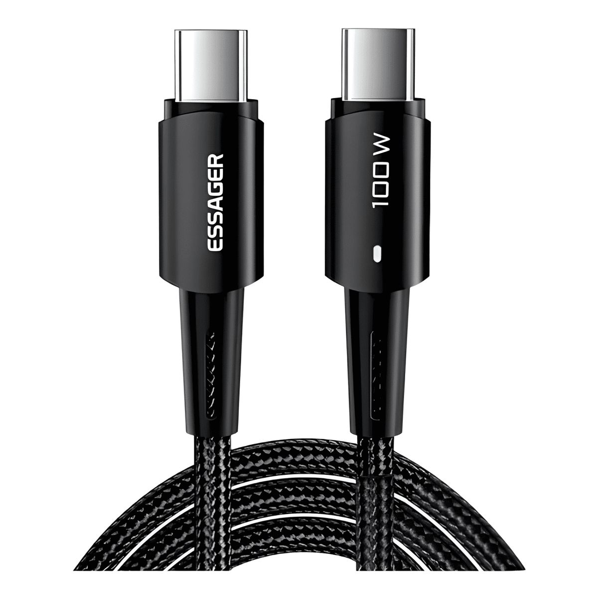 GENERICO - Cable 2 metros 100w carga rápida USB-C para macbook ipad 4