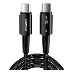 GENERICO - Cable 2 metros 100w carga rápida USB-C para macbook ipad 4