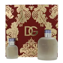DOLCE&GABBANA - Set Perfume Dolce & Gabbana Light Blue 2 piezas Hombre EDT 200 ml + EDT 40 ml