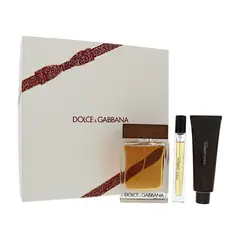 DOLCE&GABBANA - Set Perfume Dolce & Gabbana The One 3 piezas Hombre EDT 100 ml + 10 ml + Shower Gel 50 ml