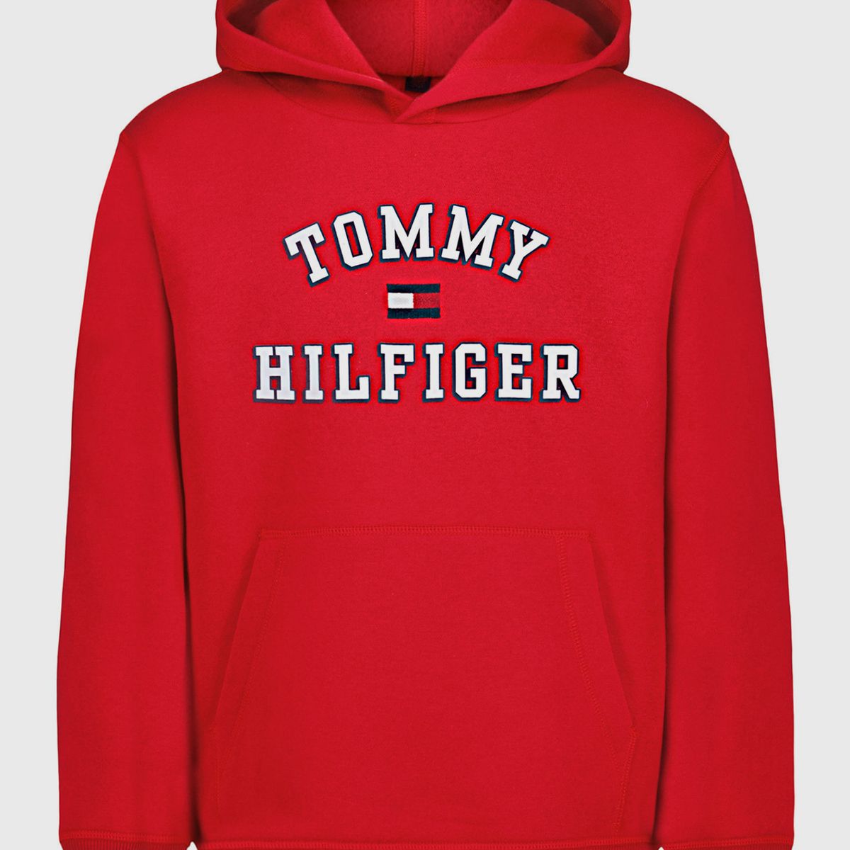 TOMMY HILFIGER - Polerón Hoodie De Niño Varsity Rojo Tommy Hilfiger