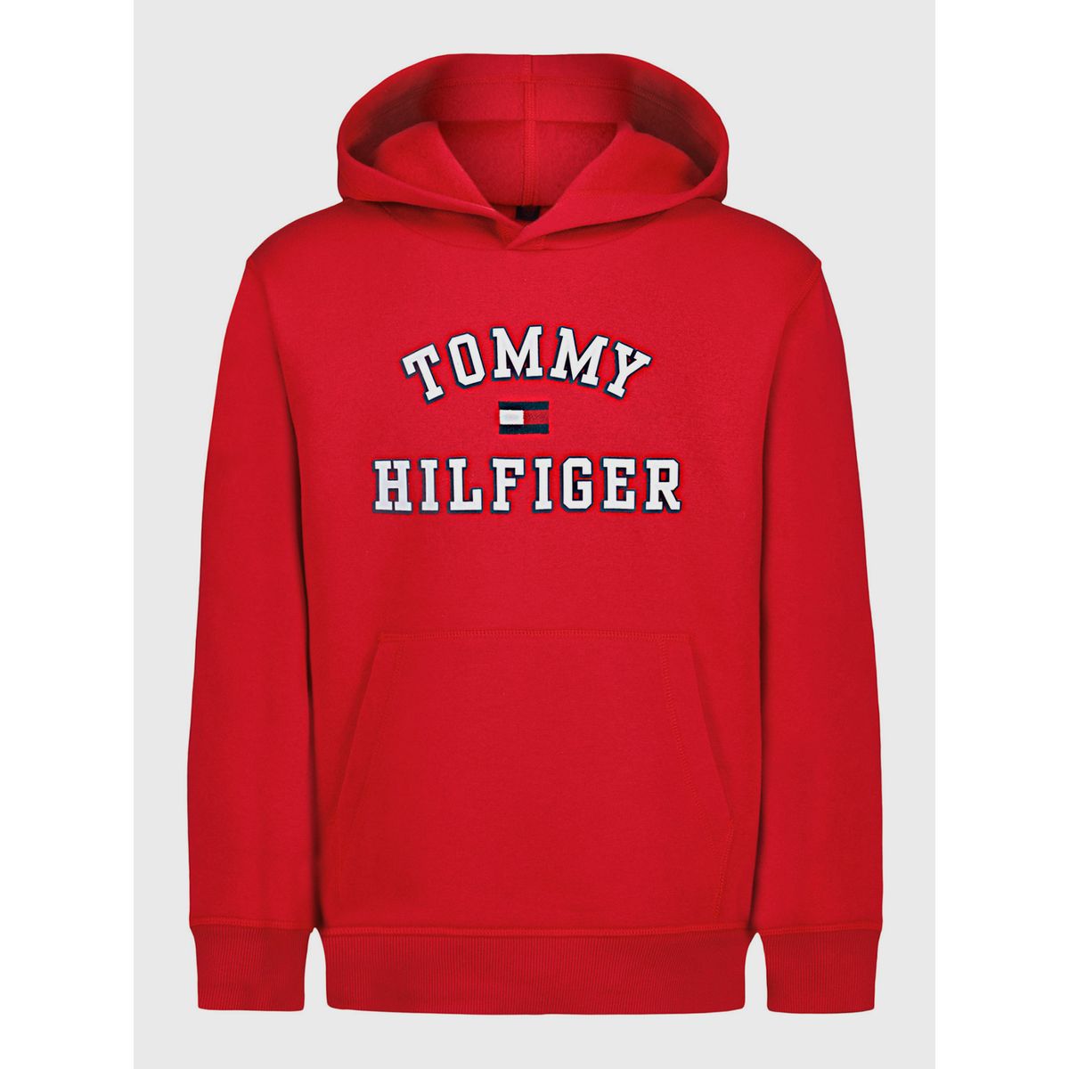TOMMY HILFIGER - Polerón Hoodie De Niño Varsity Rojo Tommy Hilfiger
