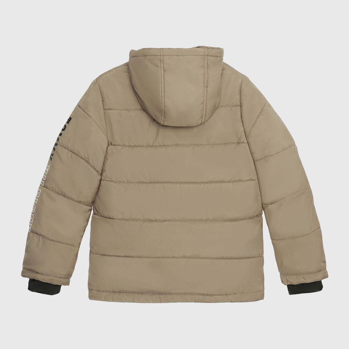 TOMMY HILFIGER - Parka Acolchada De Niño Con Logo Beige Tommy Hilfiger