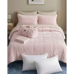 GENERICO - Plumón Cubrecama Chiporro Velvet Soft Premium + Almohadas 230x250cm