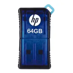 HP - Pendrive USB 2.0 v165w Mini Con Tapa Azul