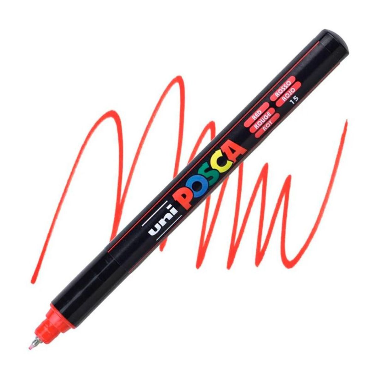 UNI POSCA - Marcador Acrílico Rojo 1MR POSCA