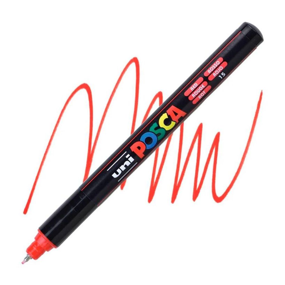 UNI POSCA - Marcador Acrílico Rojo 1MR POSCA