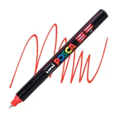 UNI POSCA - Marcador Acrílico Rojo 1MR POSCA