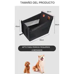 EVERSO - Asiento Impermeable Para Perros Auto Con Hamaca