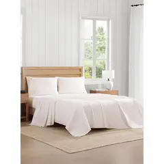 TOMMY HILFIGER - Set De Sábanas Queen Size Beige