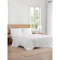 TOMMY HILFIGER - Set De Sábanas King Size Blanco