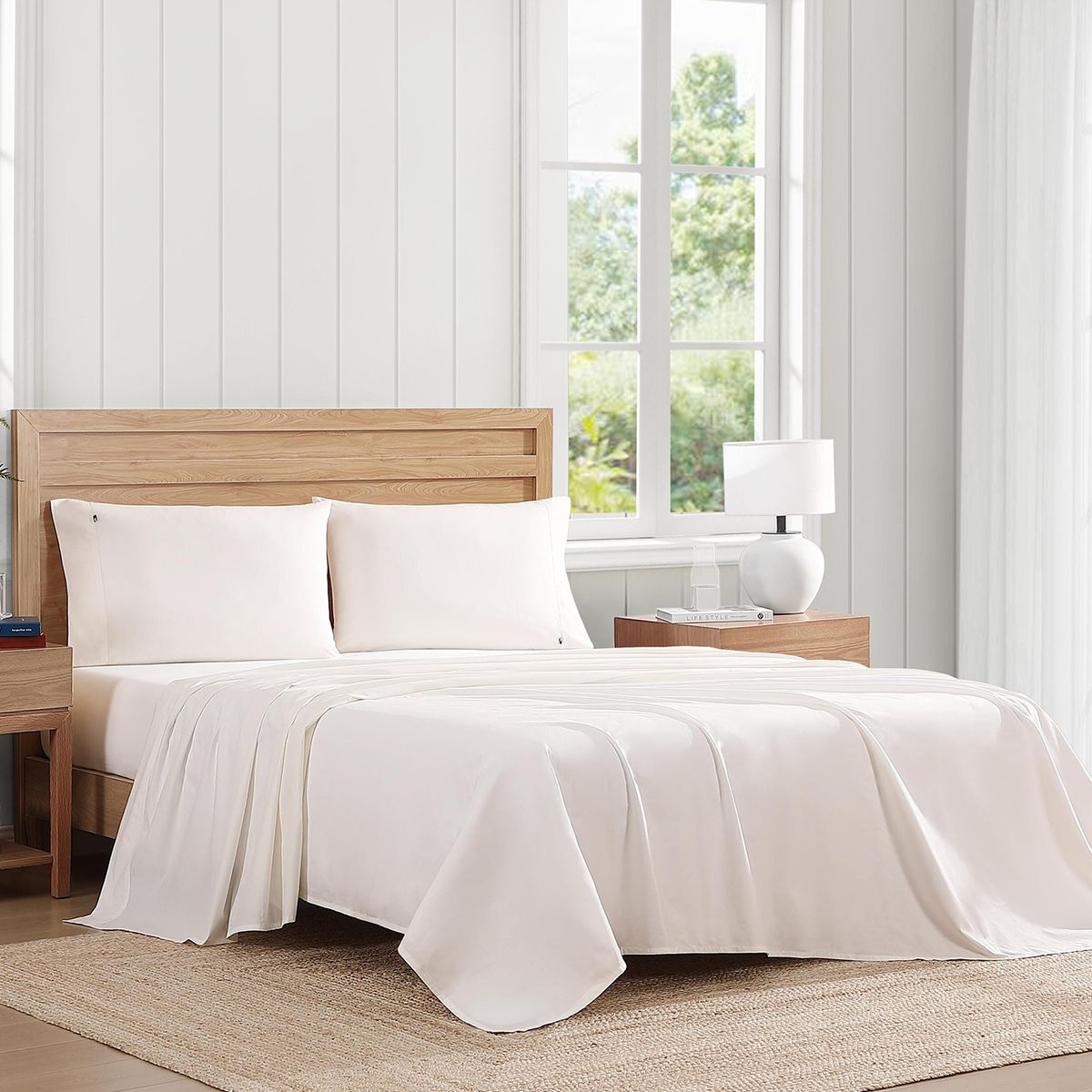 TOMMY HILFIGER - Set De Sábanas King Size Beige Tommy Hilfiger